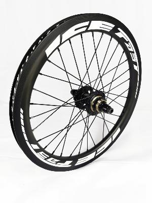 Roue Arrière ICE FAST 38  20'' Carbone + Moyeu ICE HACKER disque ** EXPO **