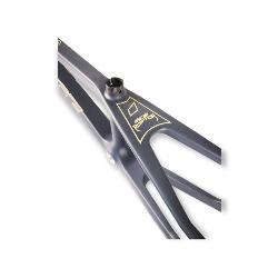 Kit Cadre BMX carbone ICE RAPTOR Grey/Sand avec système IRC / PRO XL + fourche ICE SWAT