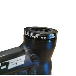 CADRE BMX  ICE F-22  Expert XL Noir mat et déco grise  ***OCCASION***
