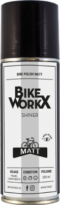 Nettoyant silicone de finition BIKEWORKX SHINER *Matt* spray 200 ml 