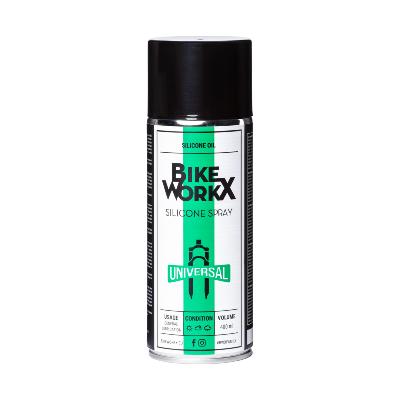 Huile silicone BIKEWORKX SILICONE SPRAY 400 ml 