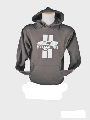 Sweat à capuche ICE F-22 GRIS Anthracite Medium