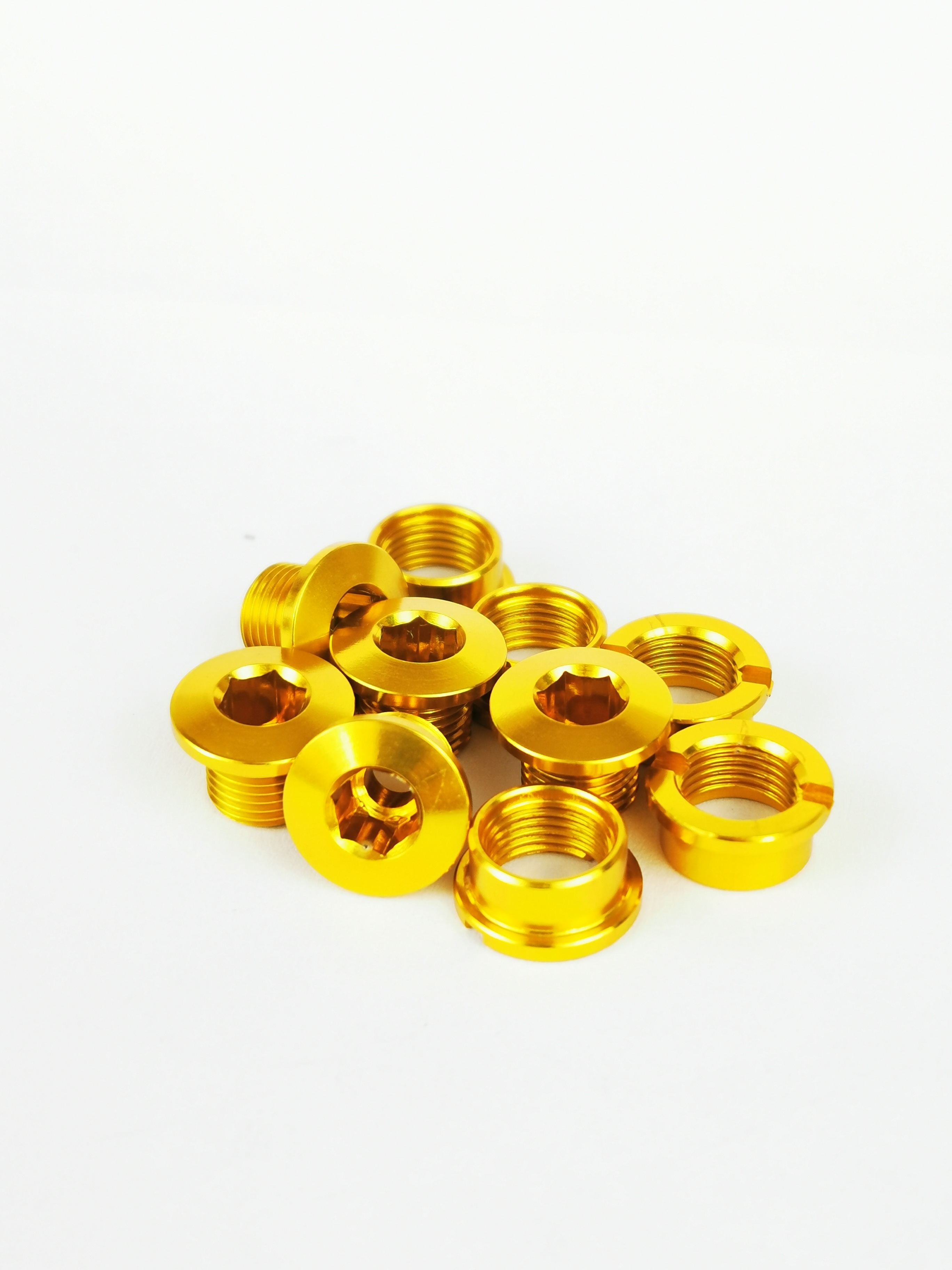 Set vis cheminée (X5) ICE R-BOLT 6,5mm Gold