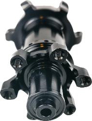 Moyeu arrière QR ROUTE disque YUNIPER STRAIGHTPULL QR 9mm 24 Trous Noir