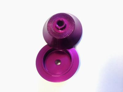Coupelles QR 9 mm pour moyeu Avant HALO WIDE BOY (Violettes)