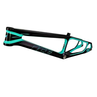 Cadre BMX carbone ICE RAPTOR RS Lagoon / Noir PRO 