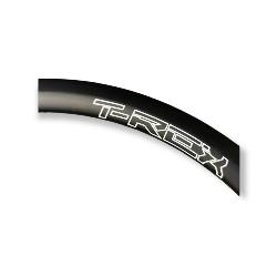 Cercle ICE T-REX  Carbone  20 x 1-3/8 28 trous (ERD 420) logo blanc (V-brake)