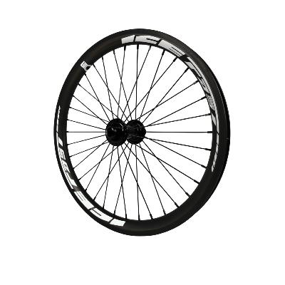 Roue Avant ICE TR27 20" Carbone + Moyeu ICE TANK 10mm + Adaptateurs 20mm