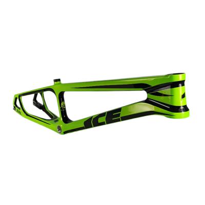 Cadre BMX carbone ICE RAPTOR CITRIK RS Lime/ Noir  PRO  2 XL
