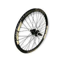 Roue Arrière ICE T-REX Carbone Disc 20" x 1-3/8 + Moyeu ICE HACKER Disque logo sable